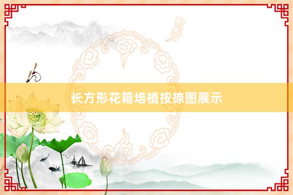 长方形花箱培植按捺图展示